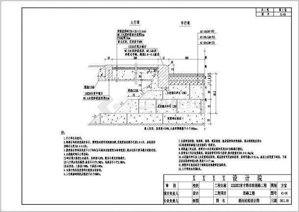 【结构节点设计】市政道路工程路面结构节点设计详图_土木在线