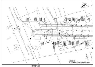 某市政工程道路给排水设计施工全套图纸